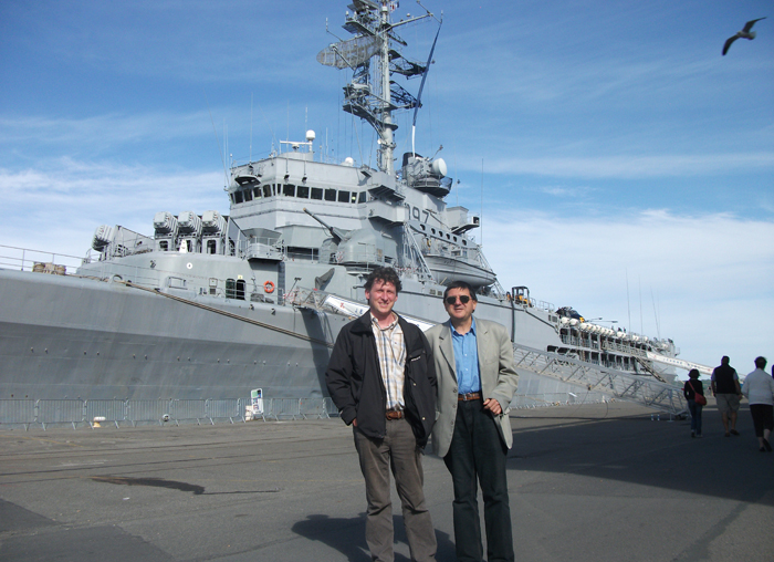 Brest-port, France, with Dr. Arnaud Martin, 2010.jpg